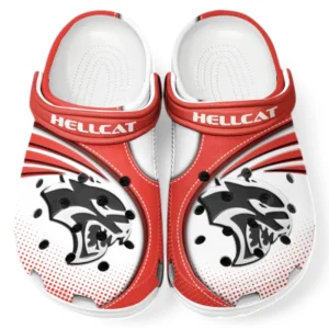 Hellcat Crocs Sandalen für Herren Damen, Geschenk für Hellcat Fan CAR181031525753 - Rot