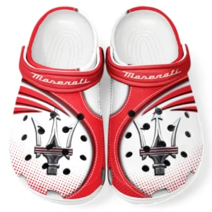 Maserati Crocs Sandalen für Herren Damen, Geschenk für Maserati Fan CAR181031525754 - Rot