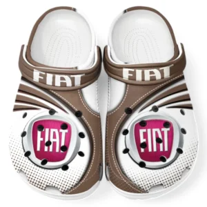 Fiat Crocs Sandalen für Herren Damen, Geschenk für Fiat Fan CAR181031525755 - Braun