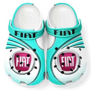 Fiat Crocs Sandalen für Herren Damen, Geschenk für Fiat Fan CAR181031525755 - Cyan