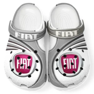 Fiat Crocs Sandalen für Herren Damen, Geschenk für Fiat Fan CAR181031525755 - Grau