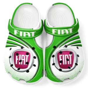 Fiat Crocs Sandalen für Herren Damen, Geschenk für Fiat Fan CAR181031525755 - Grün