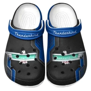 Thunderbird Crocs Clogs Männer Frauen, Geschenk für Thunderbird Fan CAR185031525236 - Blau