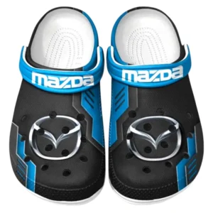 Mazda Crocs Clogs Männer Frauen, Geschenk für Mazda Fan CAR185031525237 - Blau