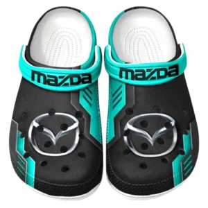 Mazda Crocs Clogs Männer Frauen, Geschenk für Mazda Fan CAR185031525237 - Cyan