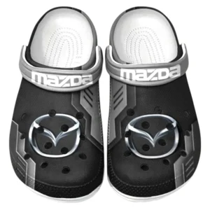 Mazda Crocs Clogs Männer Frauen, Geschenk für Mazda Fan CAR185031525237 - Grau