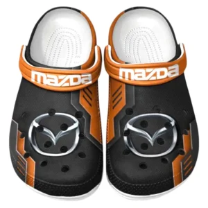 Mazda Crocs Clogs Männer Frauen, Geschenk für Mazda Fan CAR185031525237 - Orange