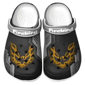 Firebird Pontiac Crocs Clogs Männer Frauen, Geschenk für Firebird Pontiac Fan CAR185031525239 - Grau