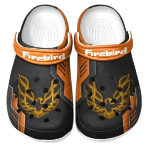 Firebird Pontiac Crocs Clogs Männer Frauen, Geschenk für Firebird Pontiac Fan CAR185031525239 - Orange