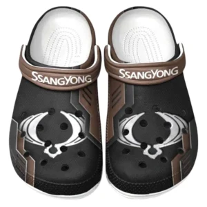 SsangYong Motor Crocs Clogs Männer Frauen, Geschenk für SsangYong Motor Fan CAR185031525240 - Braun