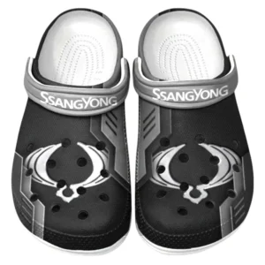 SsangYong Motor Crocs Clogs Männer Frauen, Geschenk für SsangYong Motor Fan CAR185031525240 - Grau