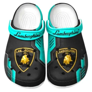 Lamborghini Crocs Clogs Männer Frauen, Geschenk für Lamborghini Fan CAR185031525241 - Cyan