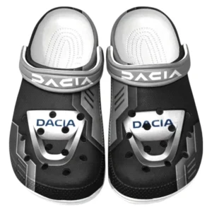 Dacia Crocs Clogs Männer Frauen, Geschenk für Dacia Fan CAR185031525242 - Grau
