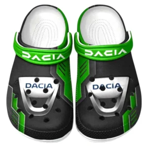 Dacia Crocs Clogs Männer Frauen, Geschenk für Dacia Fan CAR185031525242 - Grün