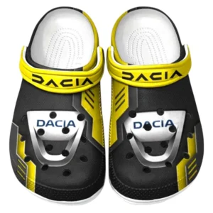 Dacia Crocs Clogs Männer Frauen, Geschenk für Dacia Fan CAR185031525242 - Gelb