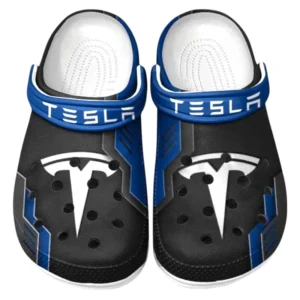 Tesla Crocs Clogs Männer Frauen, Geschenk für Tesla Fan CAR185031525243 - Blau