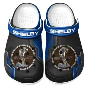 Shelby Crocs Clogs Männer Frauen, Geschenk für Shelby Fan CAR185031525244 - Blau