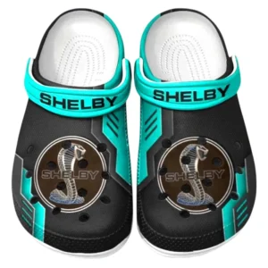 Shelby Crocs Clogs Männer Frauen, Geschenk für Shelby Fan CAR185031525244 - Cyan