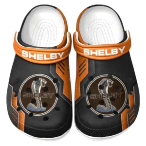 Shelby Crocs Clogs Männer Frauen, Geschenk für Shelby Fan CAR185031525244 - Orange