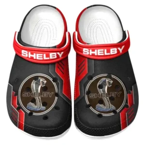 Shelby Crocs Clogs Männer Frauen, Geschenk für Shelby Fan CAR185031525244 - Rot