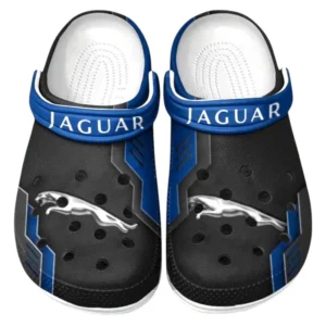 Jaguar Crocs Clogs Männer Frauen, Geschenk für Jaguar Fan CAR185031525245 - Blau