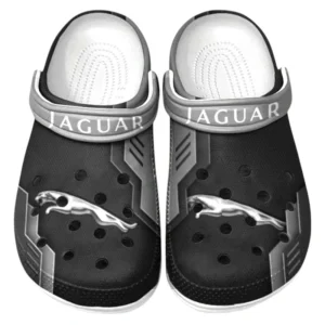 Jaguar Crocs Clogs Männer Frauen, Geschenk für Jaguar Fan CAR185031525245 - Grau