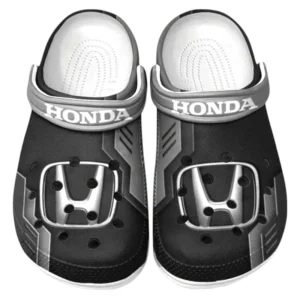 Honda Crocs Clogs Männer Frauen, Geschenk für Honda Fan CAR185031525250 - Grau