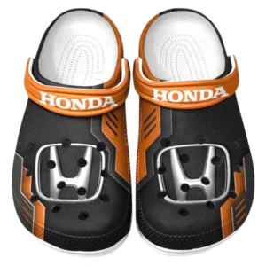 Honda Crocs Clogs Männer Frauen, Geschenk für Honda Fan CAR185031525250 - Orange