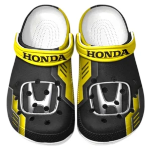 Honda Crocs Clogs Männer Frauen, Geschenk für Honda Fan CAR185031525250 - Gelb