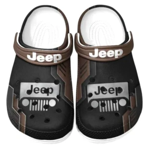 Jeep Crocs Clogs Männer Frauen, Geschenk für Jeep Fan CAR185031525251 - Braun