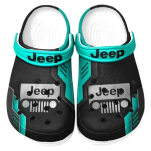 Jeep Crocs Clogs Männer Frauen, Geschenk für Jeep Fan CAR185031525251 - Cyan