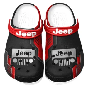 Jeep Crocs Clogs Männer Frauen, Geschenk für Jeep Fan CAR185031525251 - Rot