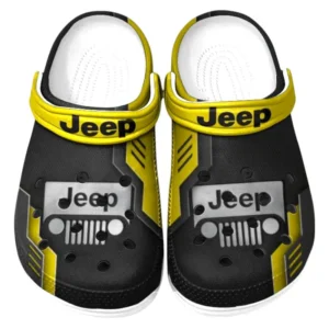 Jeep Crocs Clogs Männer Frauen, Geschenk für Jeep Fan CAR185031525251 - Gelb