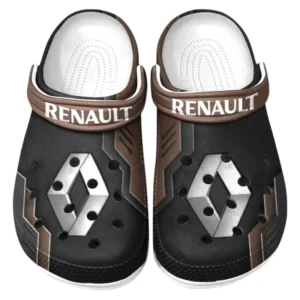 Renault Crocs Clogs Männer Frauen, Geschenk für Renault Fan CAR185031525253 - Braun