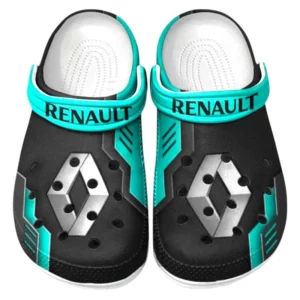 Renault Crocs Clogs Männer Frauen, Geschenk für Renault Fan CAR185031525253 - Cyan