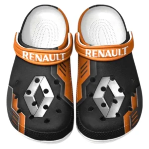 Renault Crocs Clogs Männer Frauen, Geschenk für Renault Fan CAR185031525253 - Orange