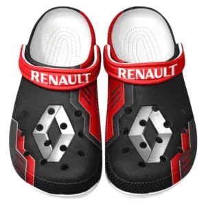 Renault Crocs Clogs Männer Frauen, Geschenk für Renault Fan CAR185031525253 - Rot