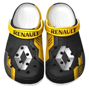Renault Crocs Clogs Männer Frauen, Geschenk für Renault Fan CAR185031525253 - Gelb