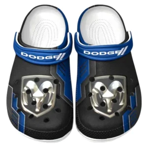 Dodge Crocs Clogs Männer Frauen, Geschenk für Dodge Fan CAR185031525254 - Blau