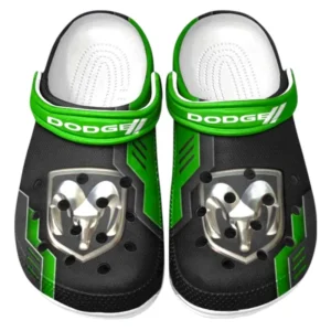 Dodge Crocs Clogs Männer Frauen, Geschenk für Dodge Fan CAR185031525254 - Grün