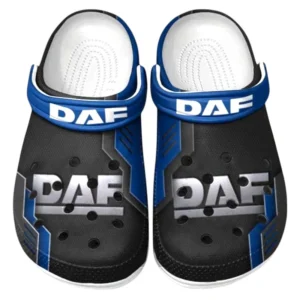 DAF Crocs Clogs Männer Frauen, Geschenk für DAF Fan CAR185031525260 - Blau