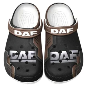 DAF Crocs Clogs Männer Frauen, Geschenk für DAF Fan CAR185031525260 - Braun