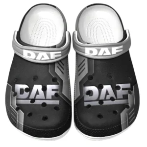 DAF Crocs Clogs Männer Frauen, Geschenk für DAF Fan CAR185031525260 - Grau
