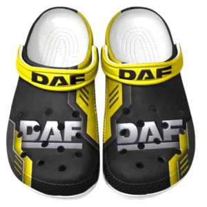 DAF Crocs Clogs Männer Frauen, Geschenk für DAF Fan CAR185031525260 - Gelb