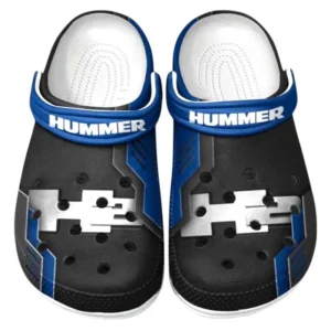 Hummer H2 Crocs Clogs Männer Frauen, Geschenk für Hummer H2 Fan CAR185031525262 - Blau
