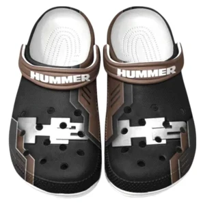 Hummer H2 Crocs Clogs Männer Frauen, Geschenk für Hummer H2 Fan CAR185031525262 - Braun