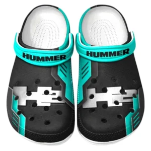 Hummer H2 Crocs Clogs Männer Frauen, Geschenk für Hummer H2 Fan CAR185031525262 - Cyan