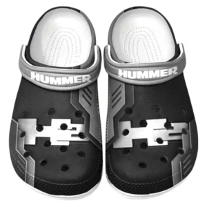 Hummer H2 Crocs Clogs Männer Frauen, Geschenk für Hummer H2 Fan CAR185031525262 - Grau