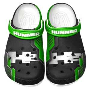 Hummer H2 Crocs Clogs Männer Frauen, Geschenk für Hummer H2 Fan CAR185031525262 - Grün