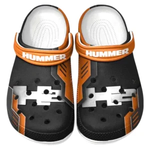 Hummer H2 Crocs Clogs Männer Frauen, Geschenk für Hummer H2 Fan CAR185031525262 - Orange